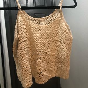 Knit crop top
